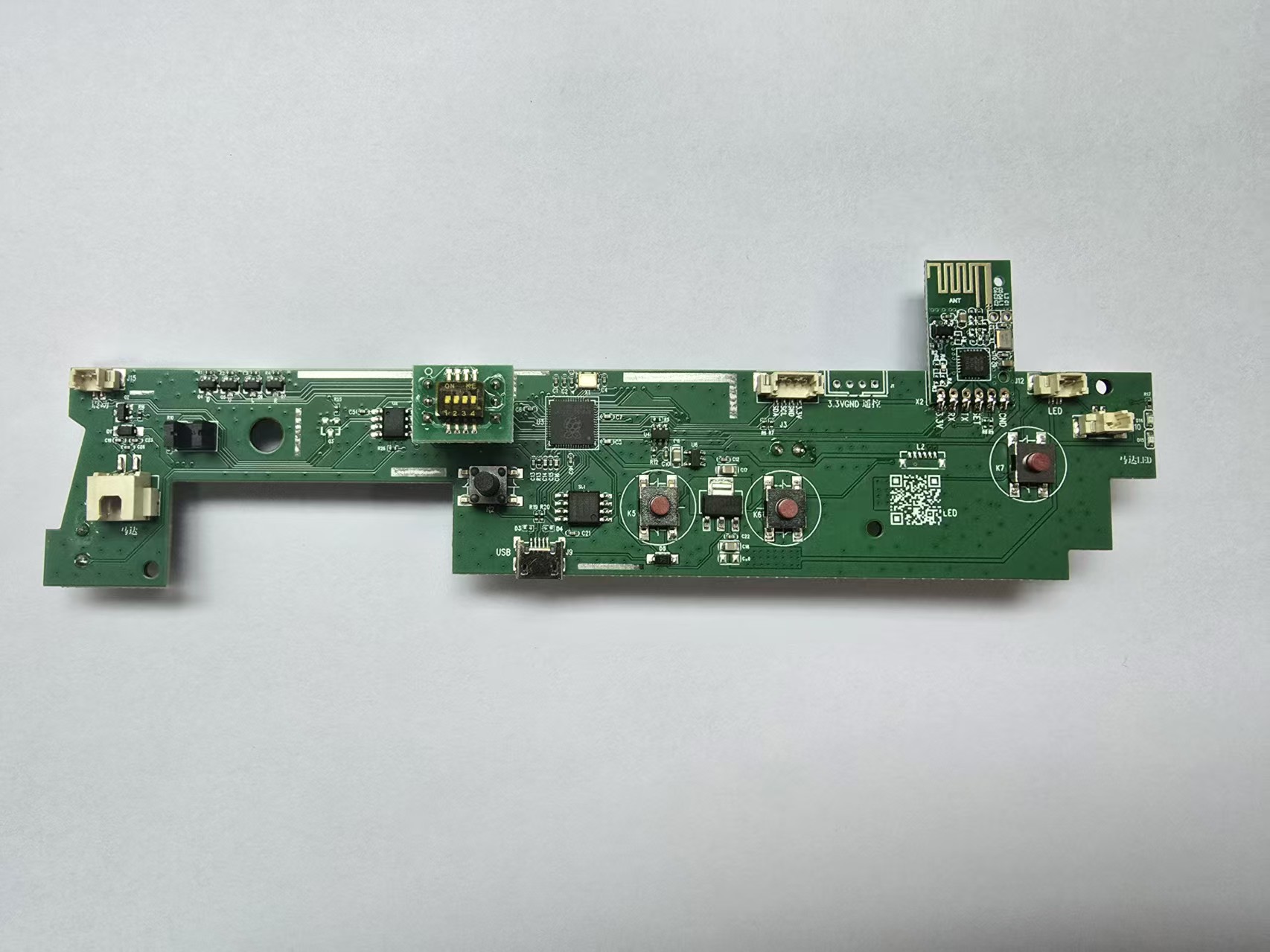 Retro Gaming Console Gun - X-Gunner 2,4 g draadloos lichtpistoolmoederbord
