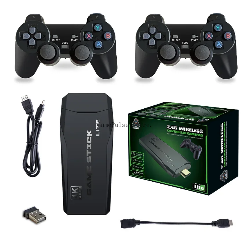 Retro Gaming Xbox Controller - GamePulse Retro Gaming Console M8-4K, Game