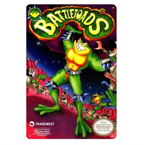 Retro Gaming Pictures - Battletoads Nes Retro Video Game Metalen