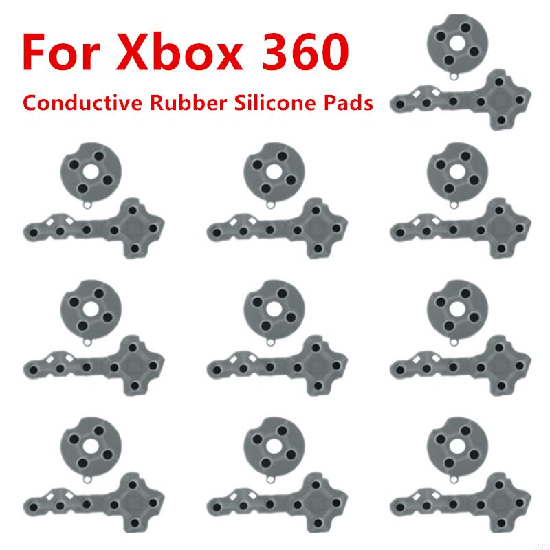 Retro Gaming Xbox 360 - 1/5/10 Sets Geleidende Rubberen Siliconen Pads
