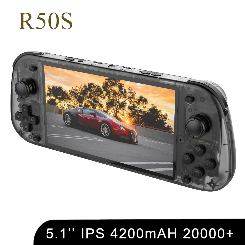 Retro Gaming Images - 5.1 inch Nieuwe R50S Retro Handheld