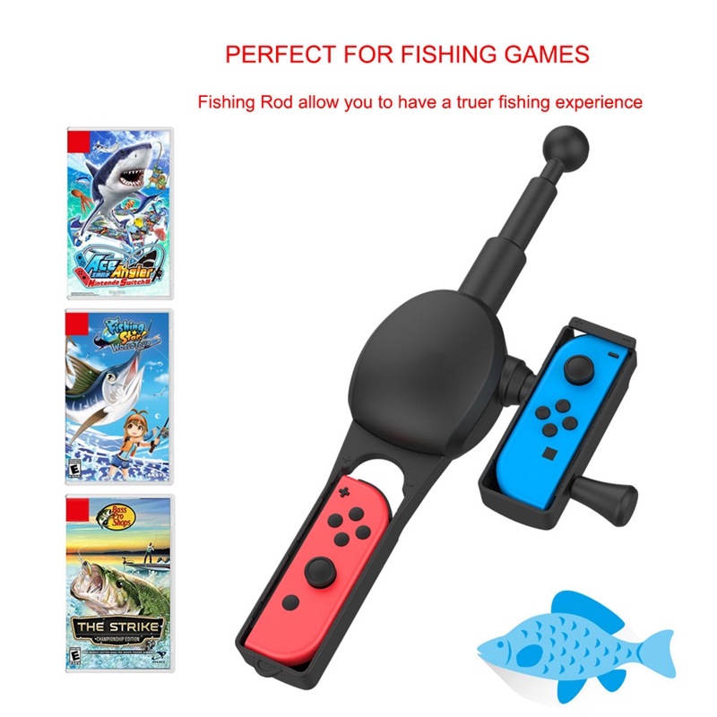 Retro Gaming Console Gun - Visstok voor Nintendo Switch voor Fishing