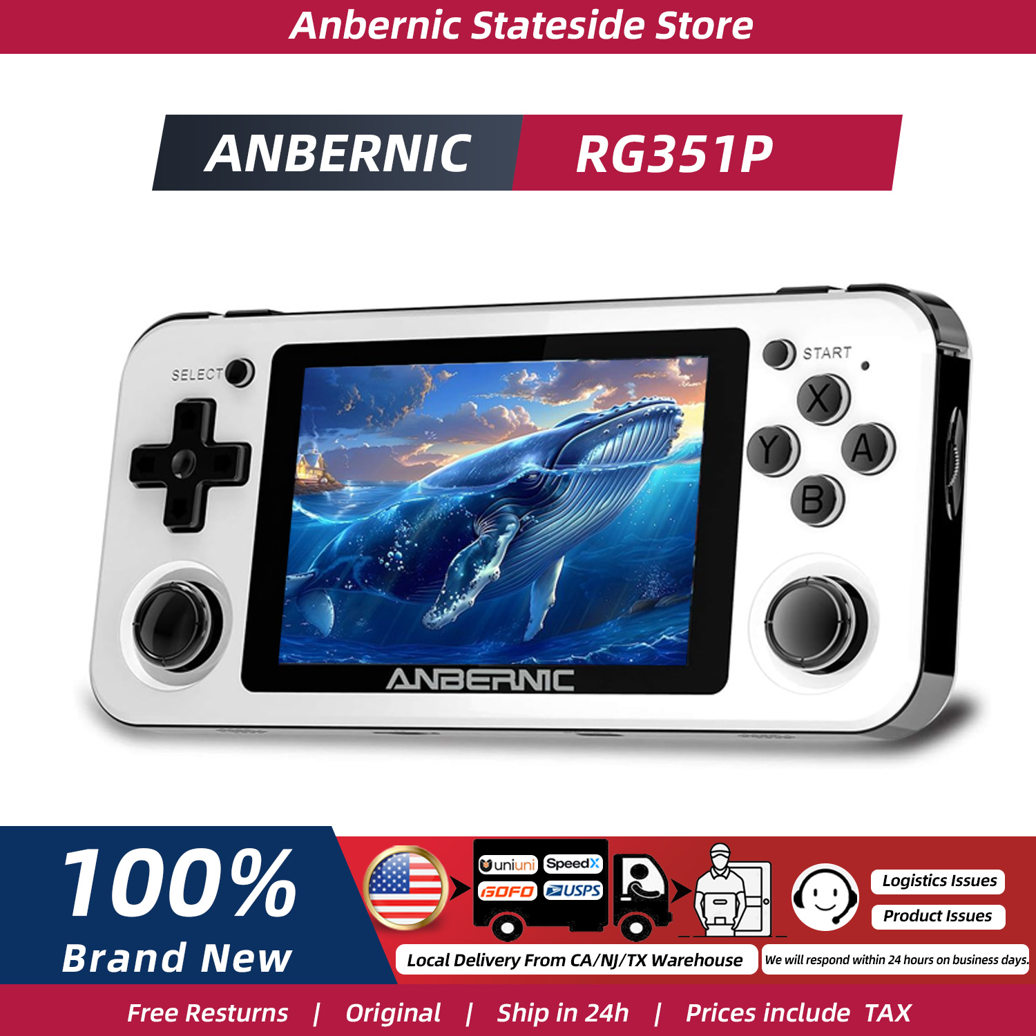 ANBERNIC RG351P Handheld Retro - Retro Gaming Images recensie en prijs