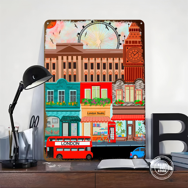 Londen Reisplaat Poster Op Maa - Retro Gaming In London recensie en prijs