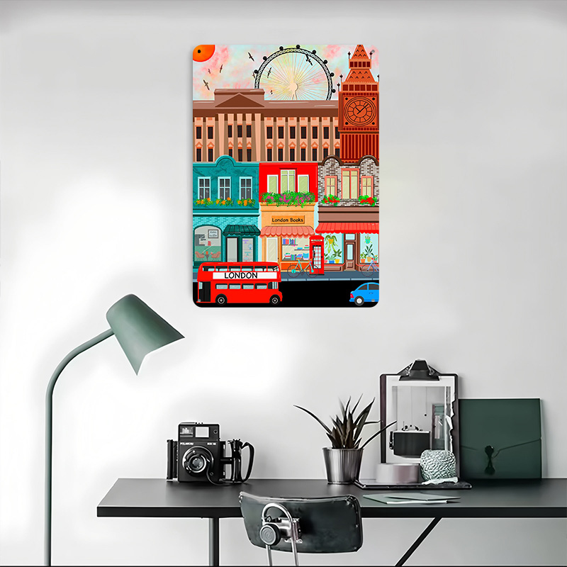 Londen Reisplaat Poster Op Maa - Retro Gaming In London recensie en prijs
