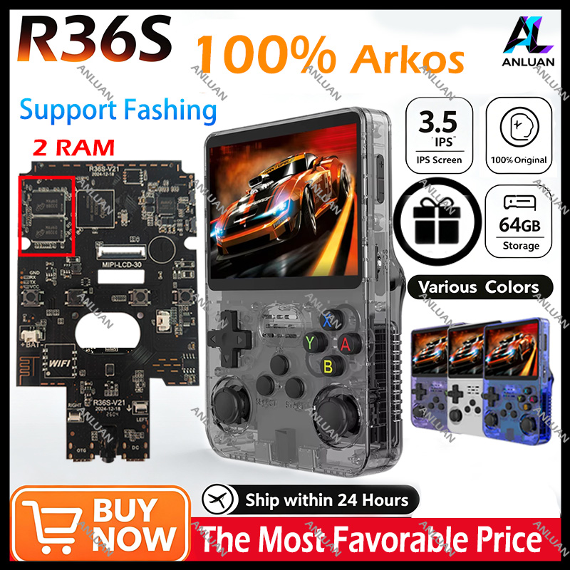 Originele R36S Retro Handheld  - Retro Gaming Images recensie en prijs