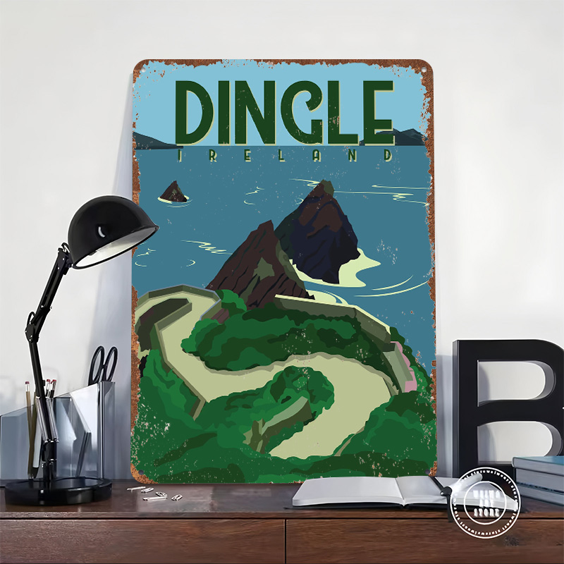 Dingle Ierland Reisposter op m - Retro Gaming Ireland recensie en prijs