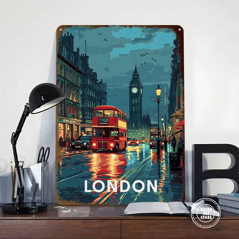London Big Ben blikken poster  - Retro Gaming In London recensie en prijs