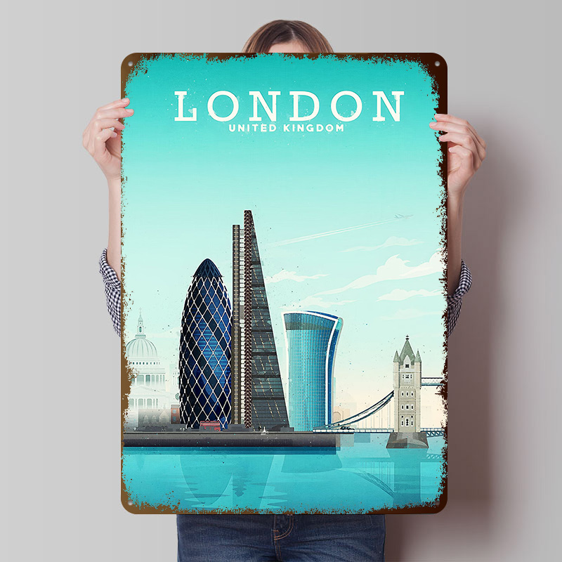 Londen Reis Metalen Poster Aan - Retro Gaming In London recensie en prijs