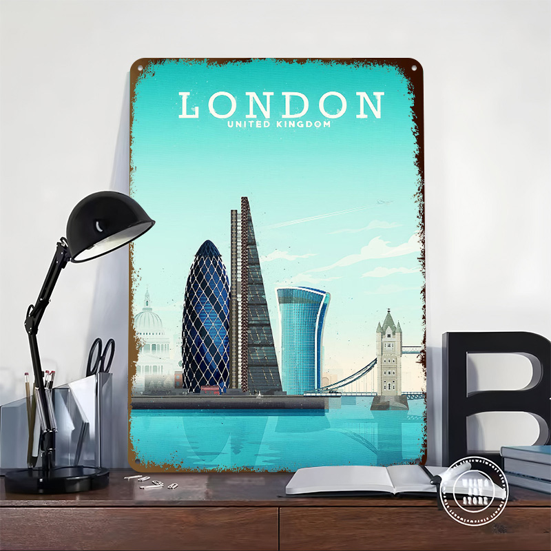 Londen Reis Metalen Poster Aan - Retro Gaming In London recensie en prijs