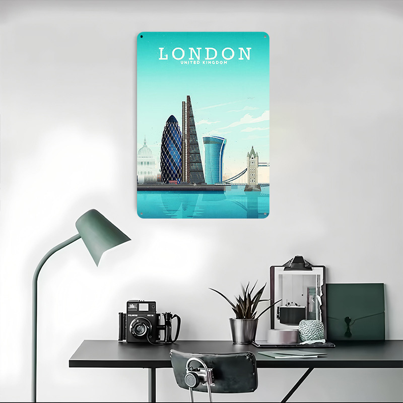 Londen Reis Metalen Poster Aan - Retro Gaming In London recensie en prijs