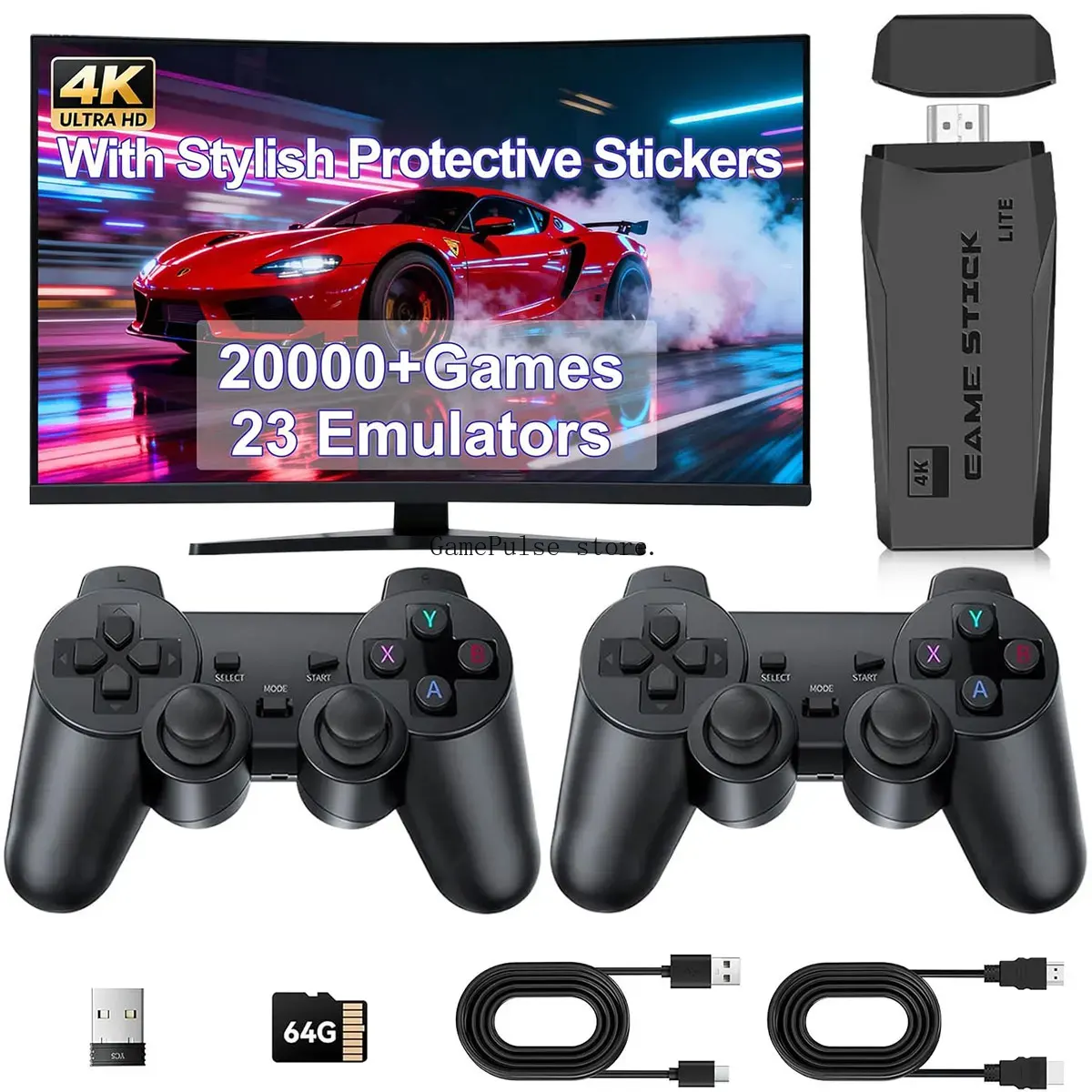 GamePulse M8 Gameconsole, emul - Retro Gaming Xbox Controller recensie en prijs