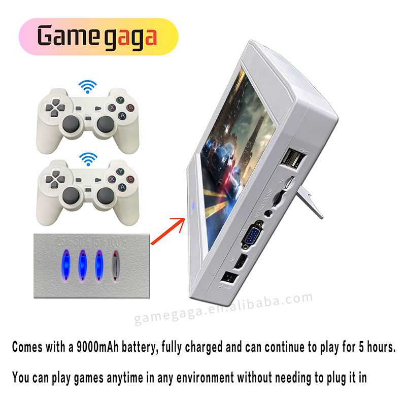 L Videogameconsole 10 inch sch - Retro Gaming Arcade Console recensie en prijs