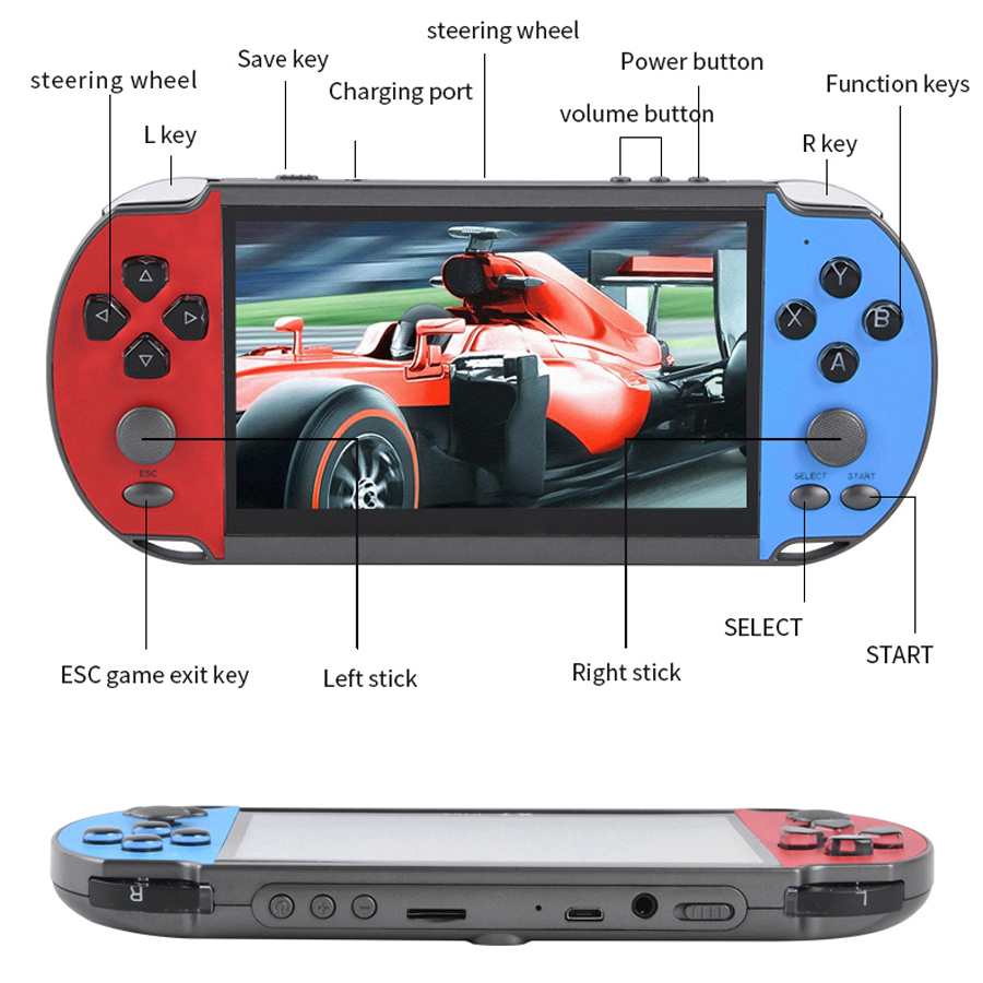 Draagbare Handheld Videogame T - Retro Gaming Arcade Console recensie en prijs